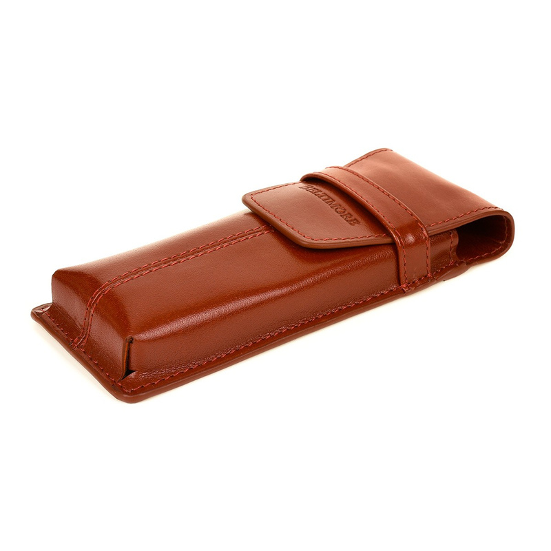 Piórnik Skórzany etui na pióro granatowe Beltimore J03