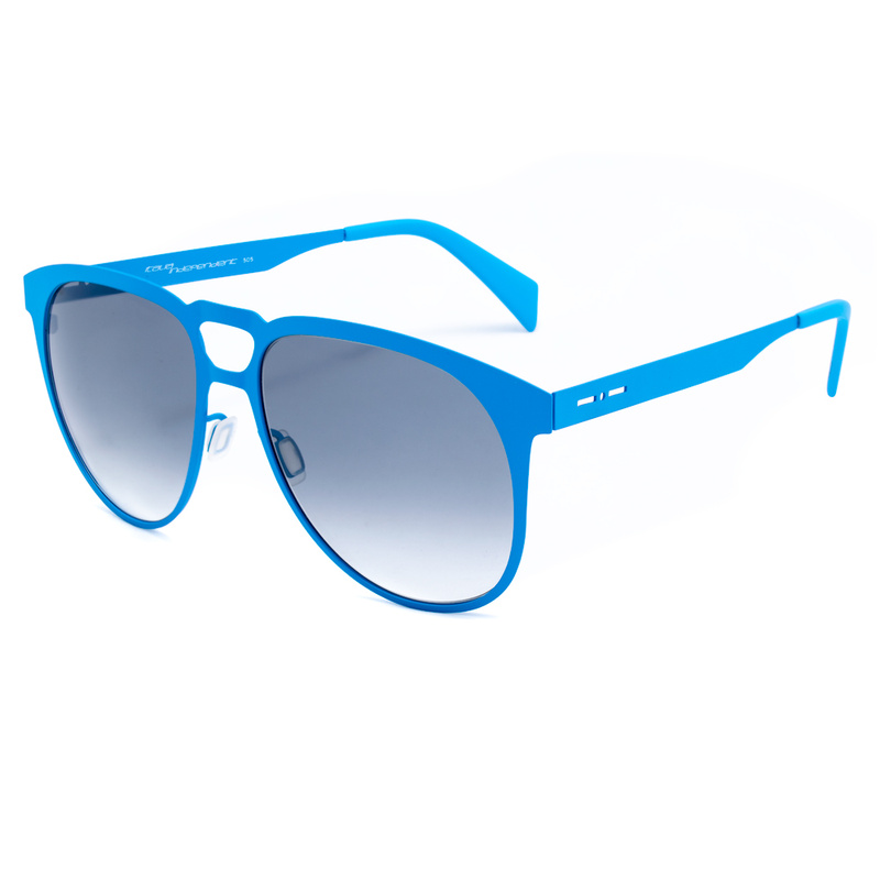 Okulary ITALIA INDEPENDENT 0501-027-000. Okulary przeciwsłoneczne, Kolor niebieski. Mężczyzna.