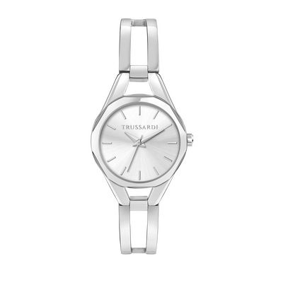 Zegarek TRUSSARDI R2453159502. Kwarcowy, Kolor szary. Kobieta.