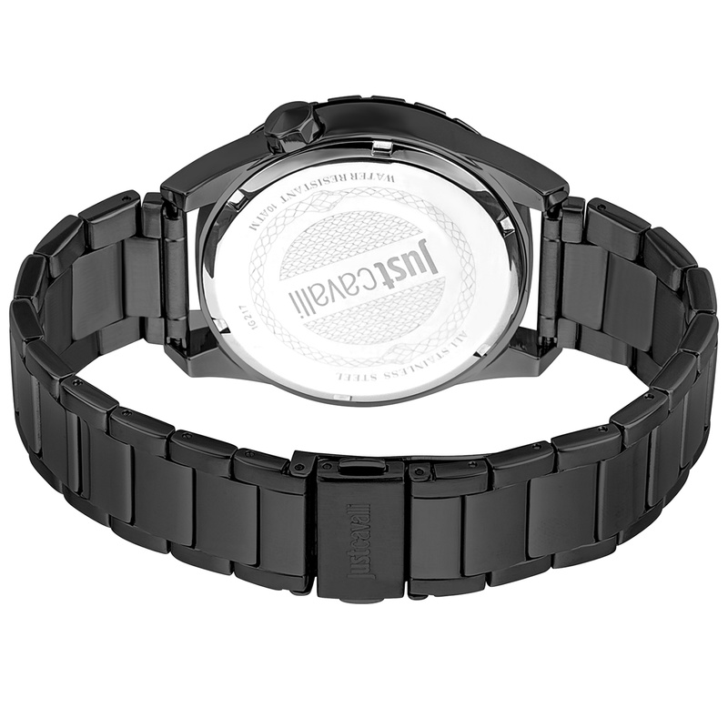 Zegarek JUST CAVALLI JC1G217M0075. Kwarcowy, Kolor szary. Mężczyzna.