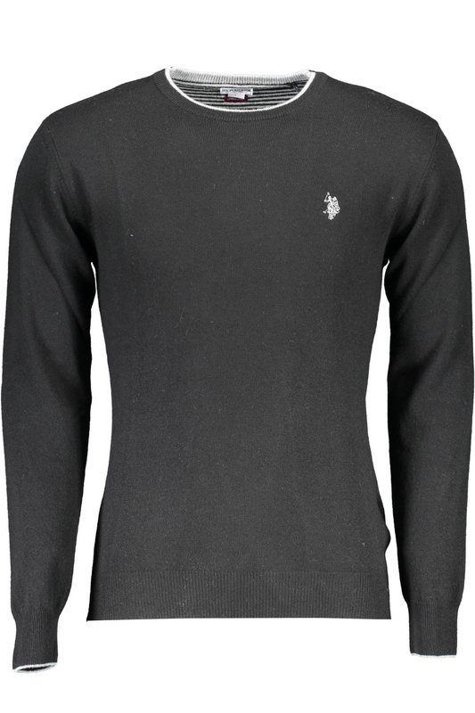 SWETER POLO US MĘSKI CZARNY