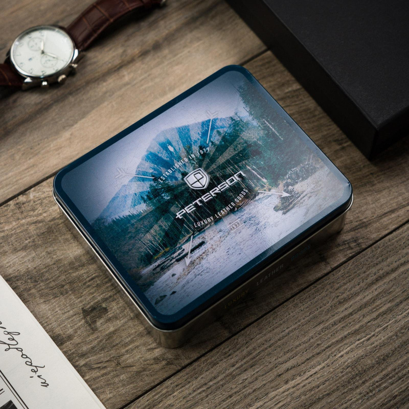 Skórzany męski portfel Peterson PTN N78-VT