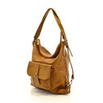 Damska duża Torebka skórzana i plecak Vera Pelle