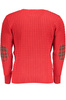 CZERWONY SWETER MĘSKI US GRAND POLO