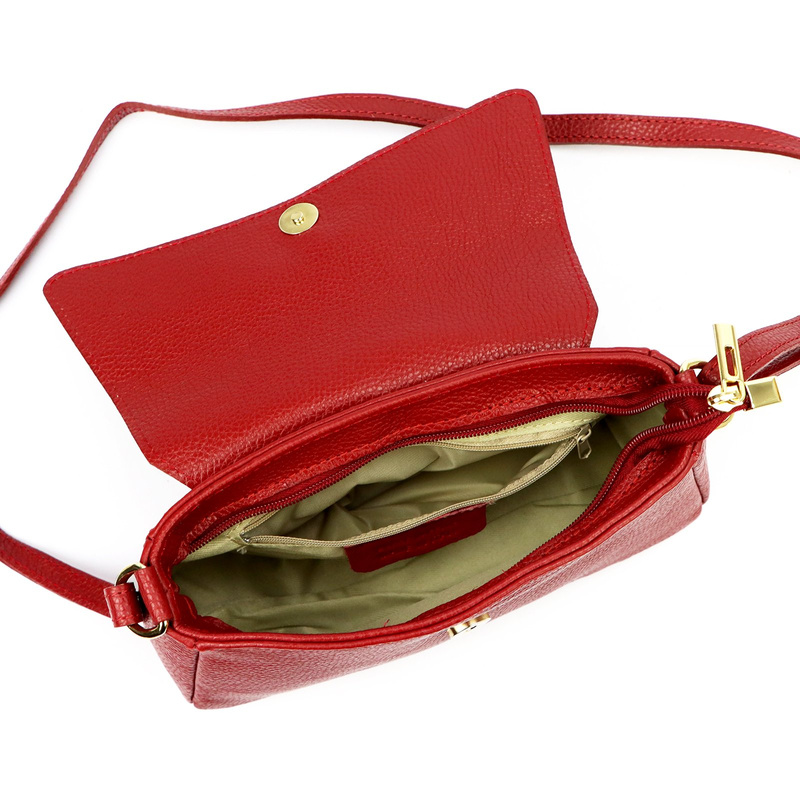 Gregorio damska miejska listonoszka skóra naturalna torebka przez ramię