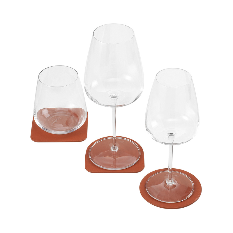 Dudu podstawki kwadratowe i okrągłe podkładki skóra naturalna