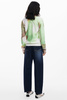 ZIELONY SWETER DAMSKI DESIGUAL