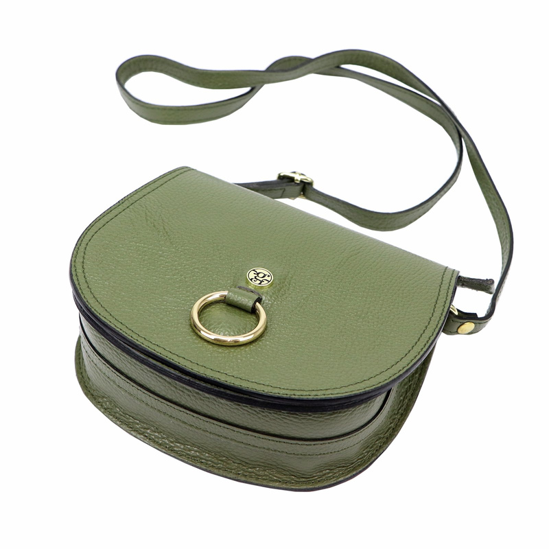 Gregorio skórzana damska listonoszka torebka zamykana klapą na magnes