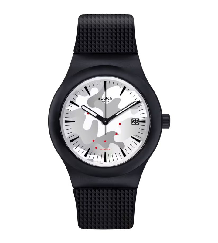 Zegarek SWATCH SUTB407. Automatyczny, Kolor biały. Unisex.