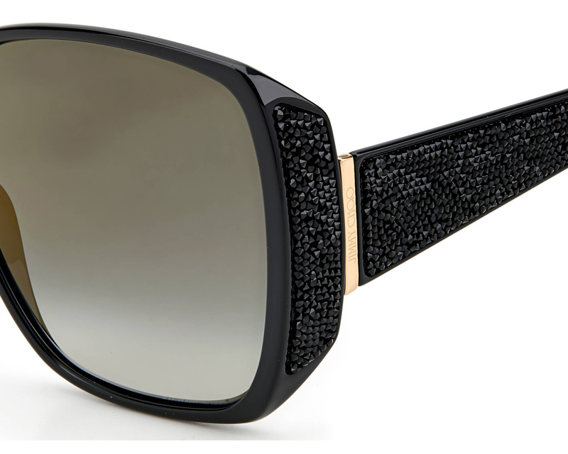 Okulary JIMMY CHOO CLOES62807FQ. Okulary przeciwsłoneczne, Kolor czarny. Kobieta.