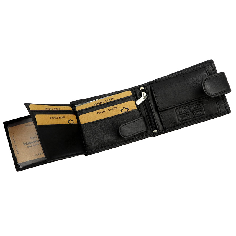 Skórzany męski portfel Money Kepper SN5130B MCN  RFID