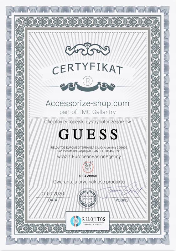 Zegarek GUESS V0023M8. Kwarcowy, Kolor czarny. Kobieta.