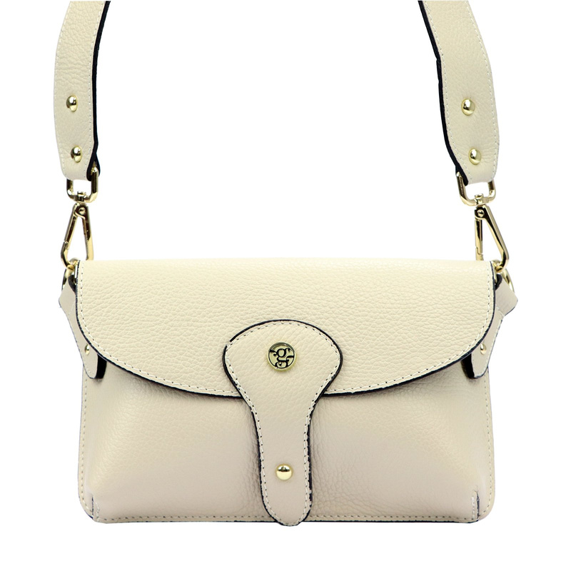 Gregorio mała listonoszka damska skóra naturalna stylowa torebka na ramię