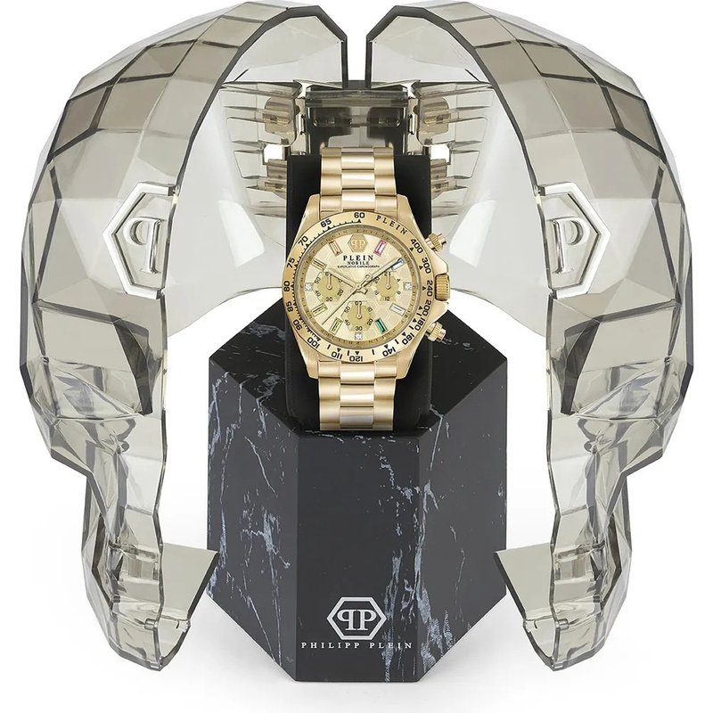 Zegarek PHILIPP PLEIN PWSBA0223. Kwarcowy, Kolor złoty. Kobieta.