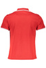 KOSZULKA POLO HARMONT & BLAINE Z KR�TKIM R�KAWEM M�SKA CZERWONA
