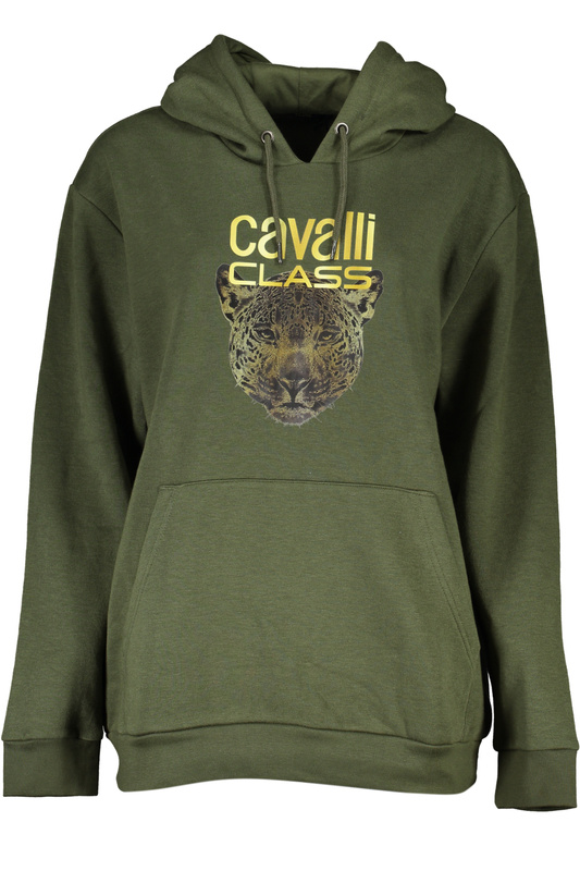BLUZA DAMSKA BEZ ZAMKA KLASY CAVALLI ZIELONA