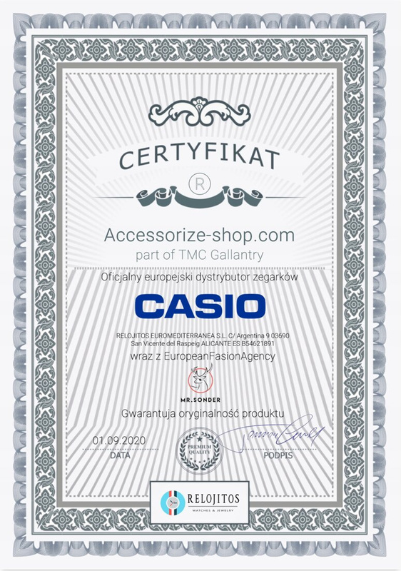 Zegarek CASIO GAB001CBR1AER. Kwarcowy, Kolor czarny. Mężczyzna.