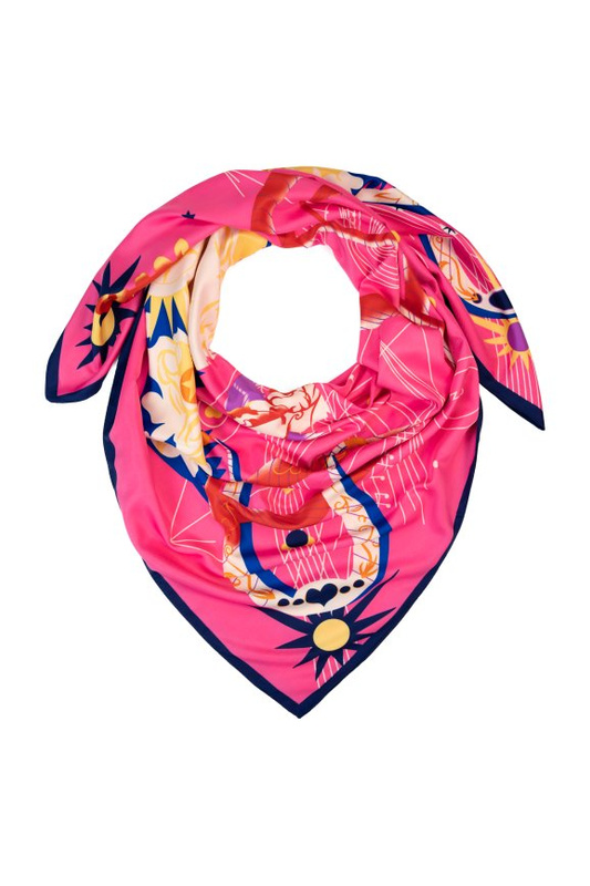 Apaszka Satin Universe