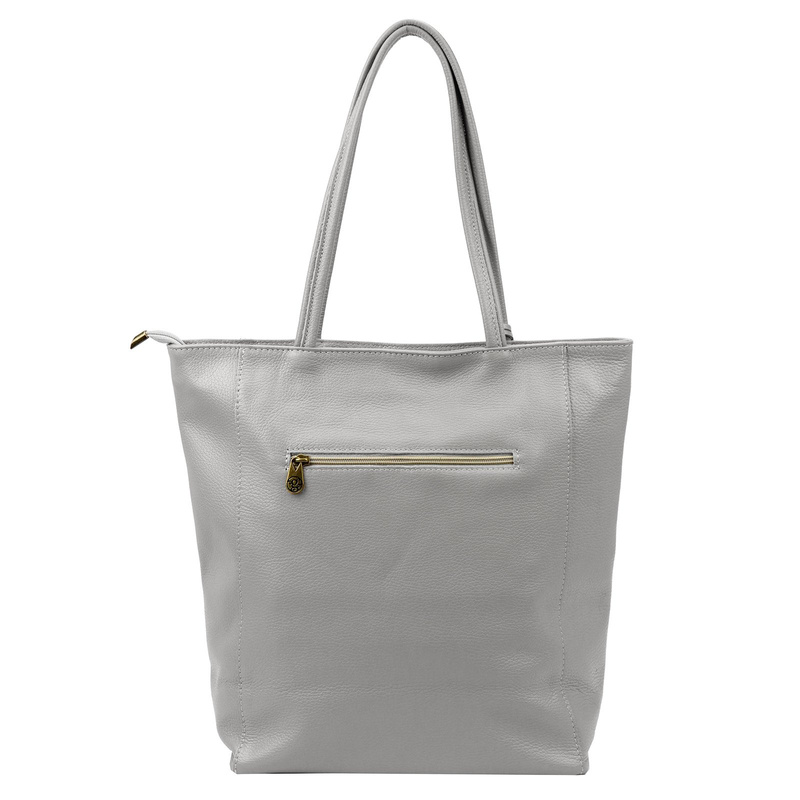 Gregorio damska shopperbag duża torebka na ramię skóra naturalna