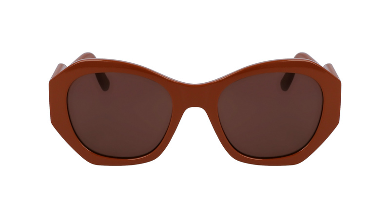 Okulary KARL LAGERFELD KL6146S-200. Okulary przeciwsłoneczne, Kolor brązowy. Kobieta.