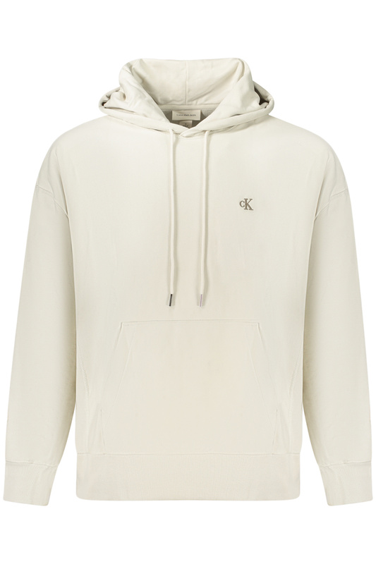 MĘSKA BLUZA Z ROZPINKĄ CALVIN KLEIN, BEŻOWA