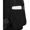 Praktyczny, czarny plecak damski wykonany z poliestru, jednokomorowy - Peterson