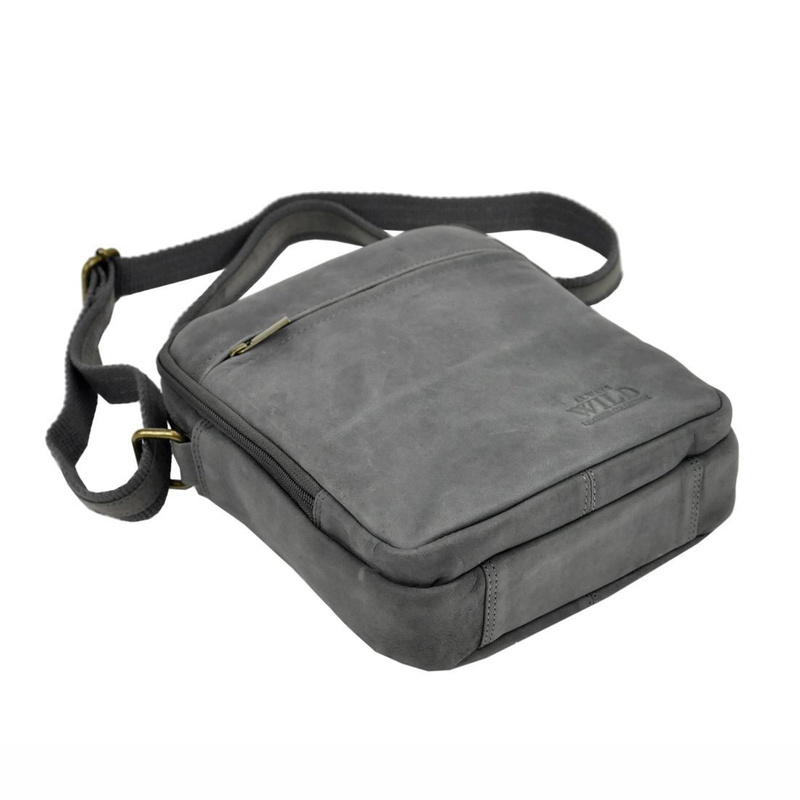 Always Wild męska saszetka skóra naturalna torba przez ramię z kieszeniami