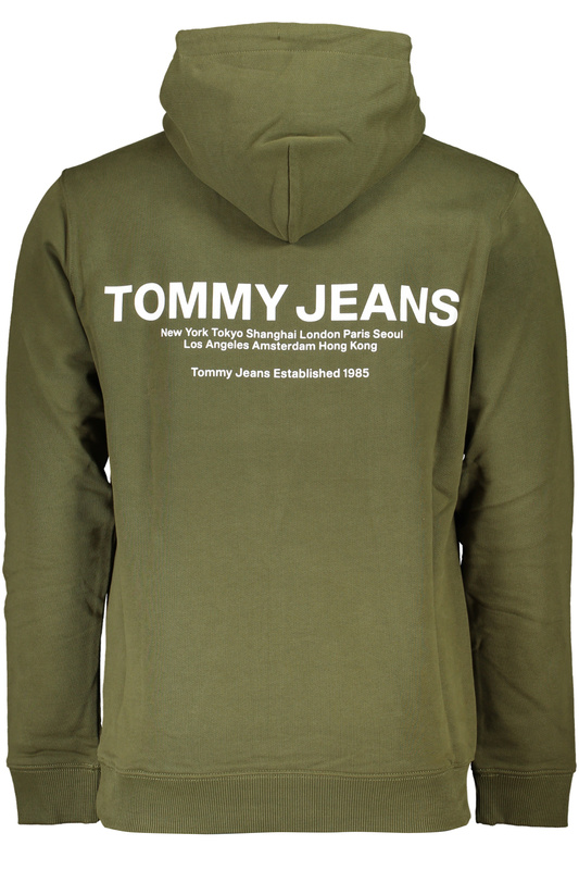 ZIELONA BLUZA MĘSKA TOMMY HILFIGER BEZ ZAMKA