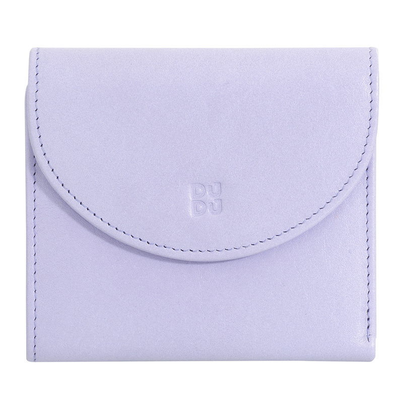 DUDU portfel damski skóra naturalna zgrabna portmonetka na zatrzask