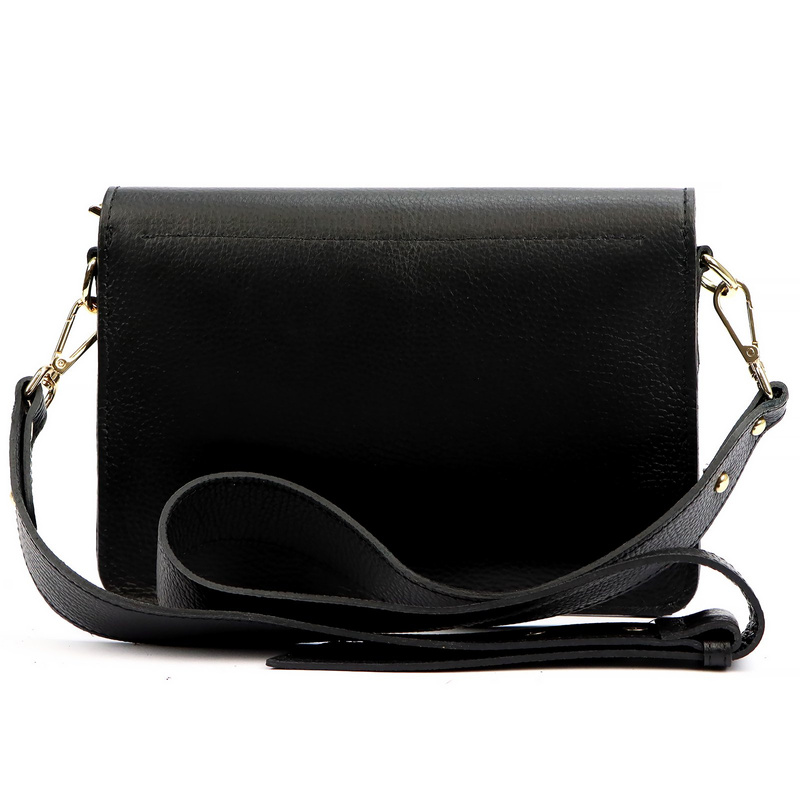 Vera Pelle damska listonoszka skóra naturalna crossbody torebka na ramię