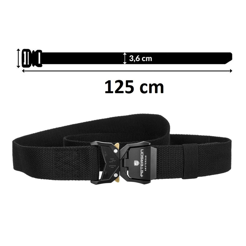 Pasek parciany z klamrą QR - Peterson