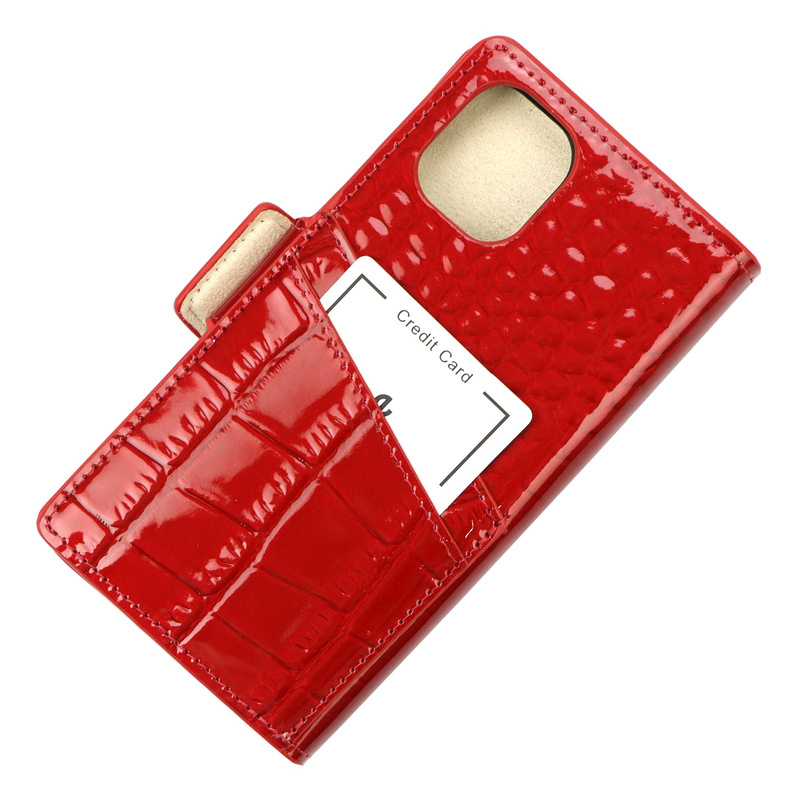 Skórzane etui damskie na telefon MiaMore IPHONE 11