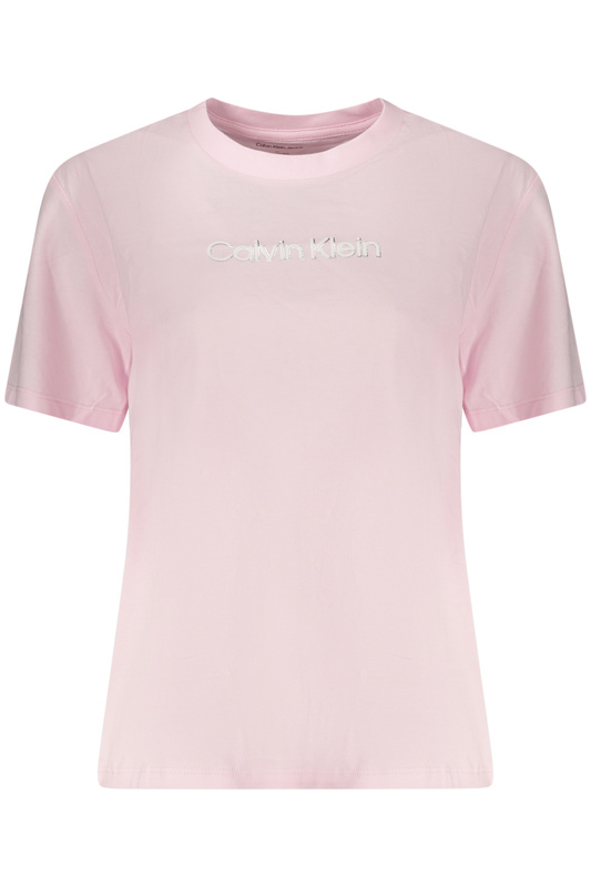 CALVIN KLEIN DAMSKI T-SHIRT Z KRÓTKIM RĘKAWEM RÓŻOWY