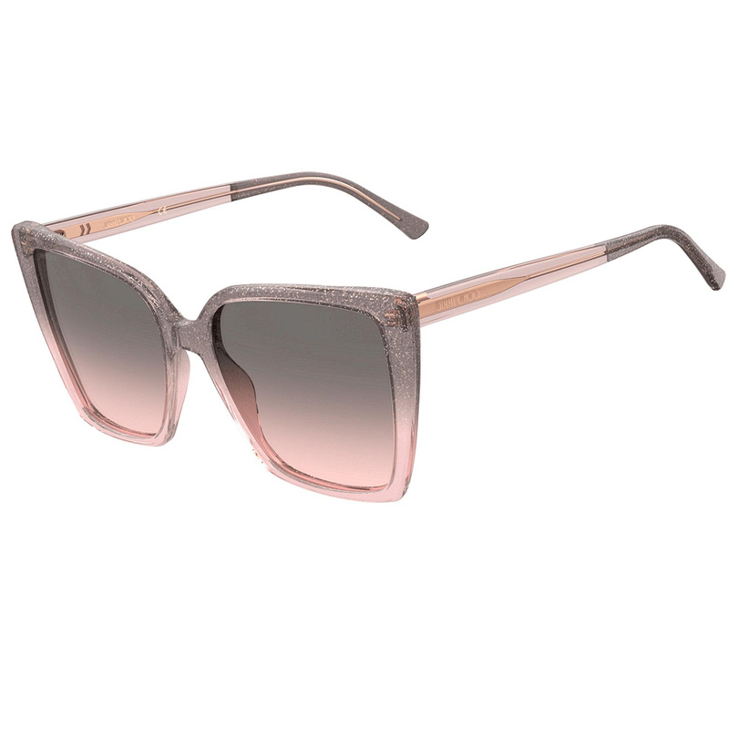 Okulary JIMMY CHOO LESSIE-S-KON. Okulary przeciwsłoneczne, Kolor różowy. Kobieta.
