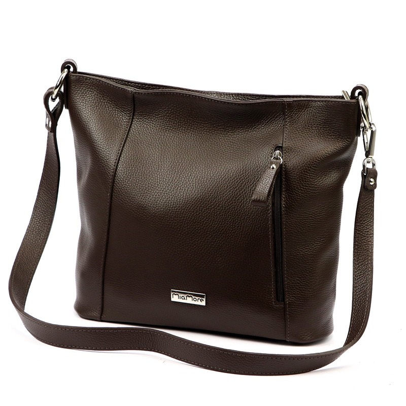 Damska torebka ze skóry naturalnej MiaMore 01-045 DOLLARO