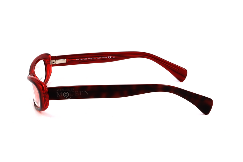 Okulary ALEXANDER MCQUEEN AMQ4181EV0. Okulary, Kolor czerwony havana. Kobieta.