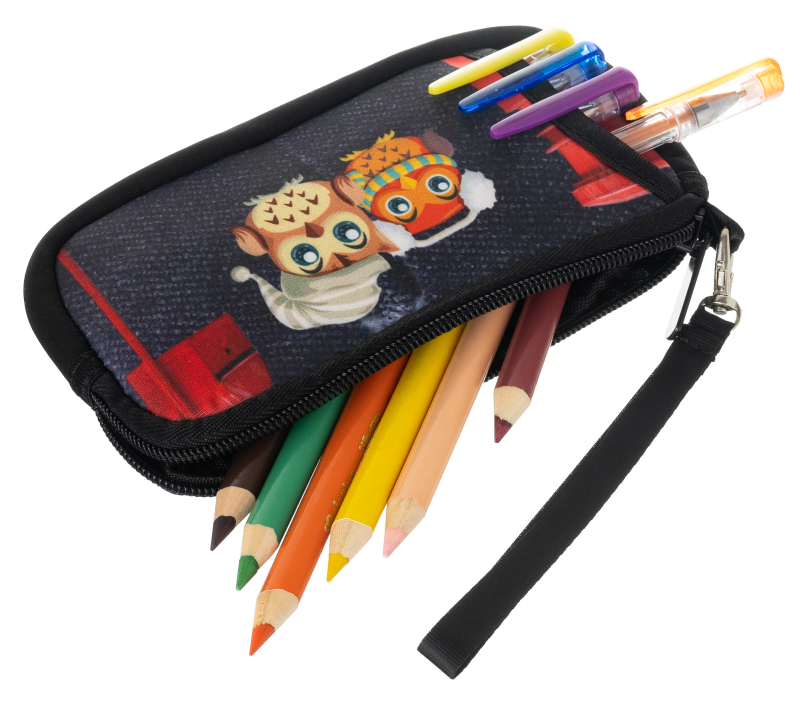 Etui kolorowe-piórnik/portmonetka dla dzieci - Loren