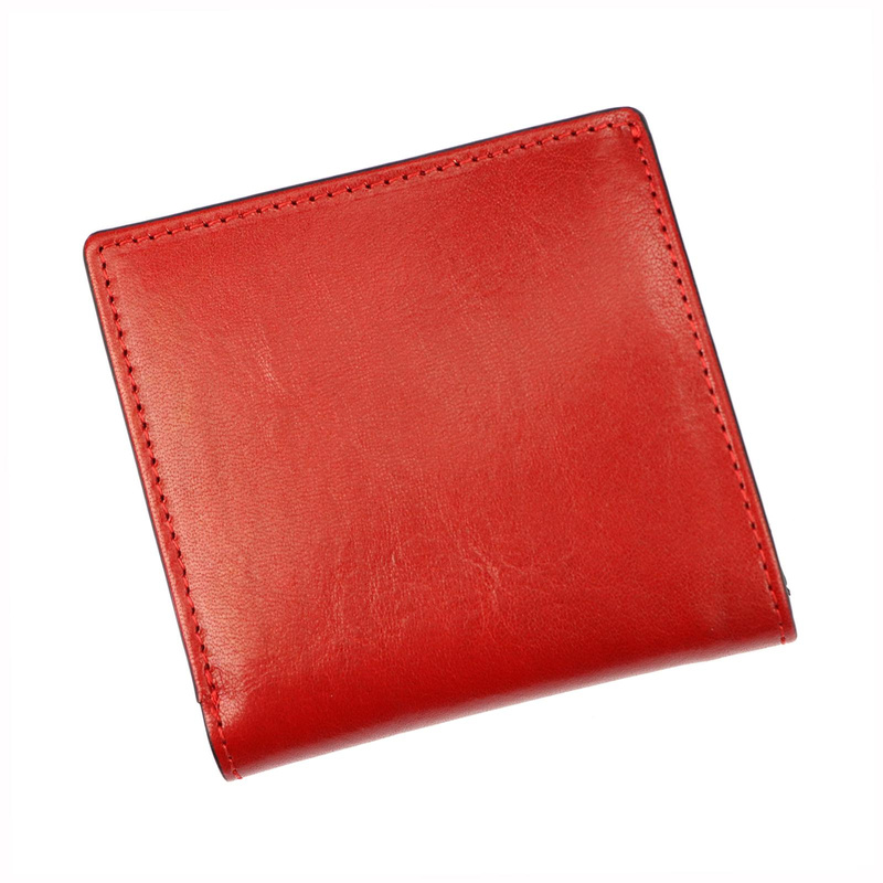 Mato Grosso mała damska portmonetka skóra naturalna lakierowana RFID