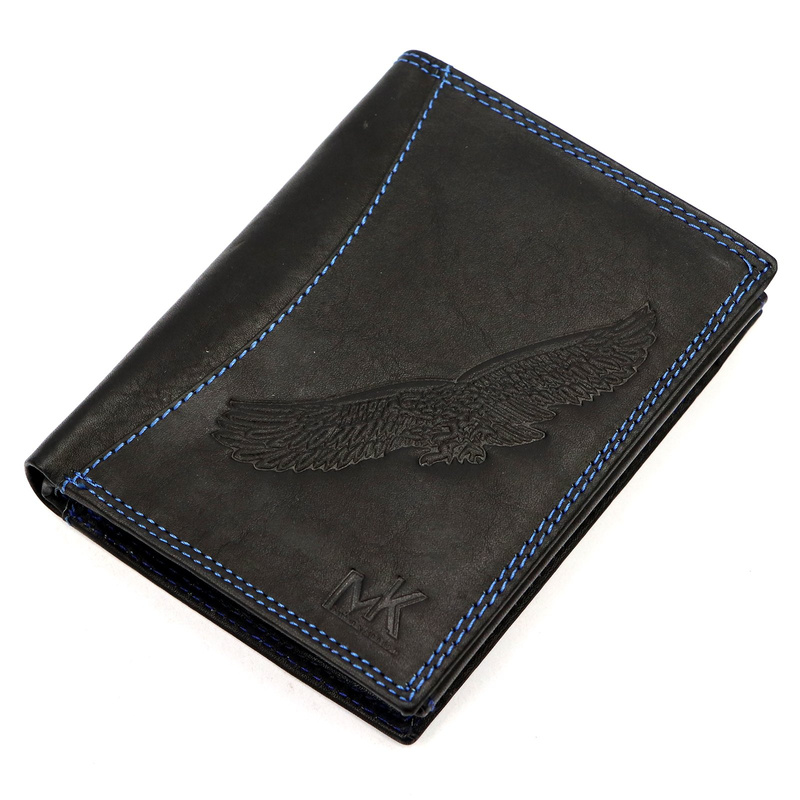 Skórzany męski portfel Money Kepper CDD 5601 BIRD