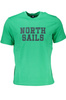ZIELONY MĘSKI T-SHIRT Z KRÓTKIM RĘKAWEM NORTH SAILS