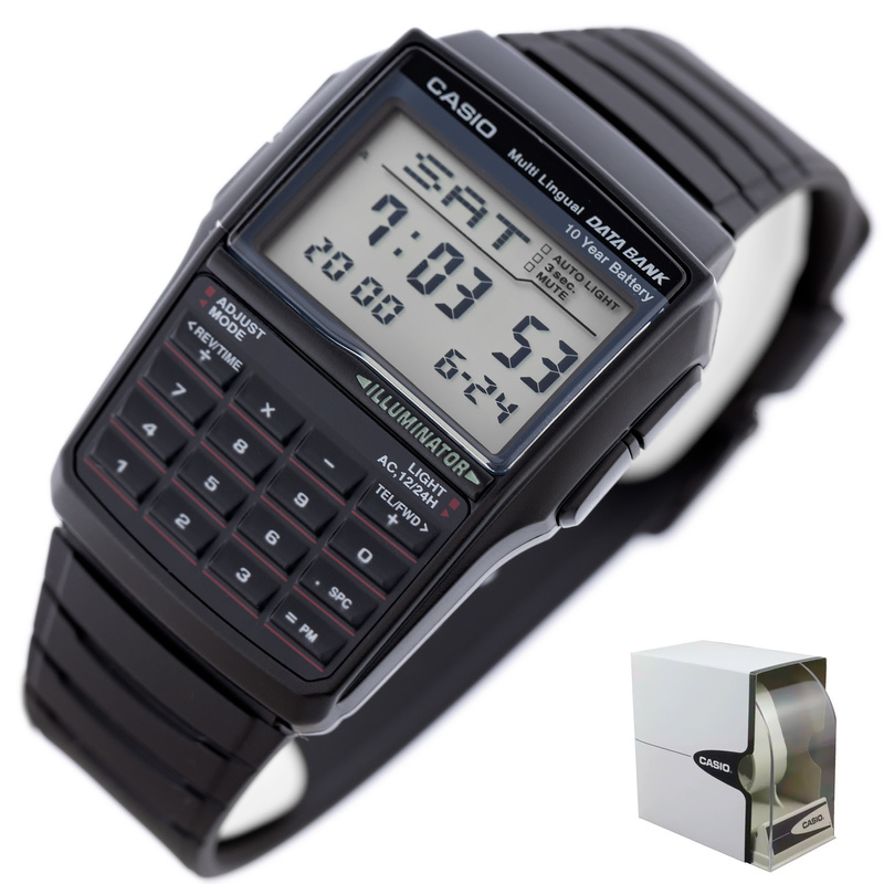ZEGAREK MĘSKI CASIO VINTAGE DATABANK DBC-32D-1ADF (zd162b) + BOX