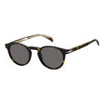 Okulary DAVID BECKHAM DB-1036-S-086. Okulary przeciwsłoneczne, Kolor brązowy. Mężczyzna.