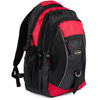 CZARNO-CZERWONY Solidny 3KOMOROWY plecak miejski SPORTOWY duży M83