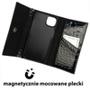 MiaMore etui Iphone 12 PRO case z klapą wzór skóra krokodyla z łańcuszkiem