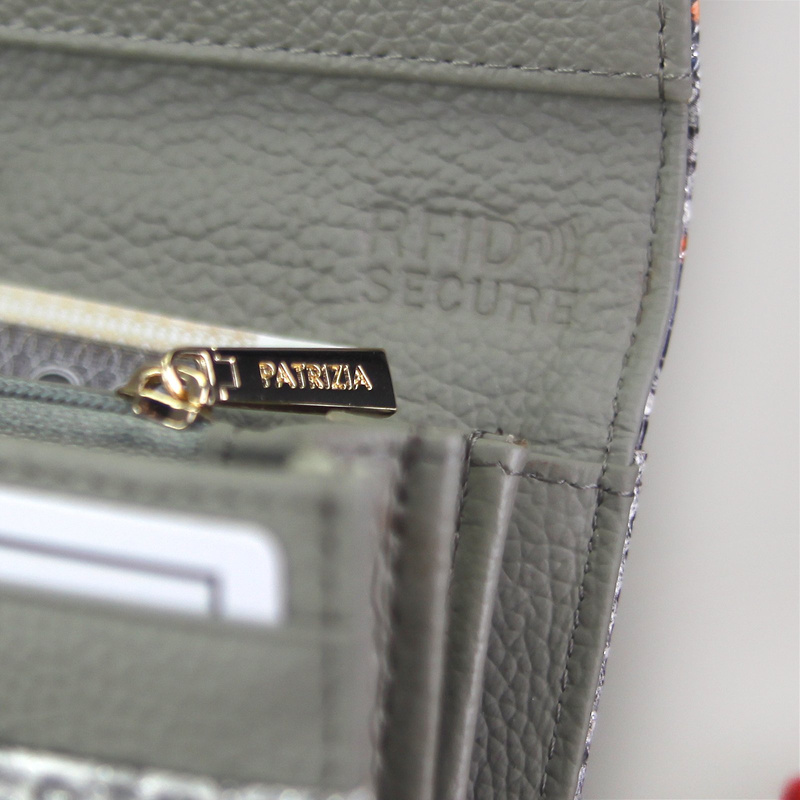 Damska duża portmonetka skóra węża Patrizia RFID