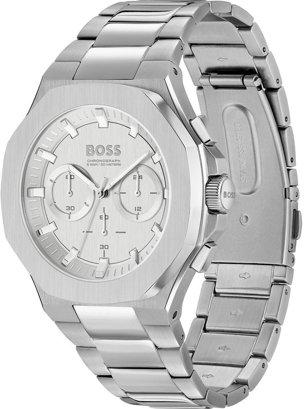 Zegarek BOSS 1514087. Kwarcowy, Kolor szary. Mężczyzna.