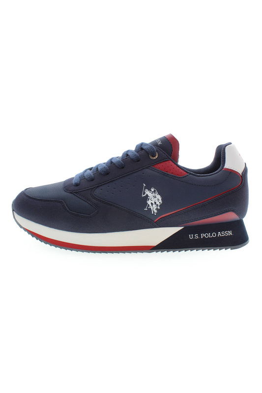 NIEBIESKIE MĘSKIE BUTY SPORTOWE US POLO NAJLEPSZA CENA