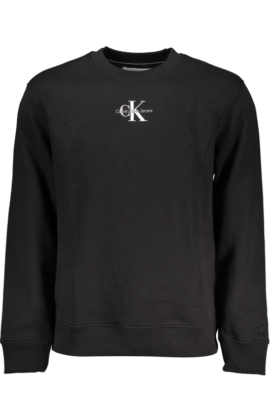 CALVIN KLEIN MĘSKA BLUZA BEZ ZAMKA, CZARNA
