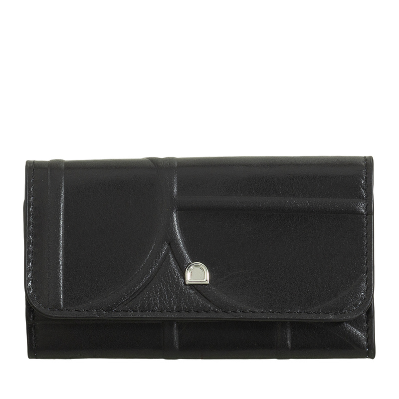 DuDu Etui na klucze skóra naturalna z 6 karabińczykami zamykane na zatrzask