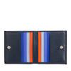 DuDu portmonetka portfel skóra naturalna Mała kontrastujące kolory RFID